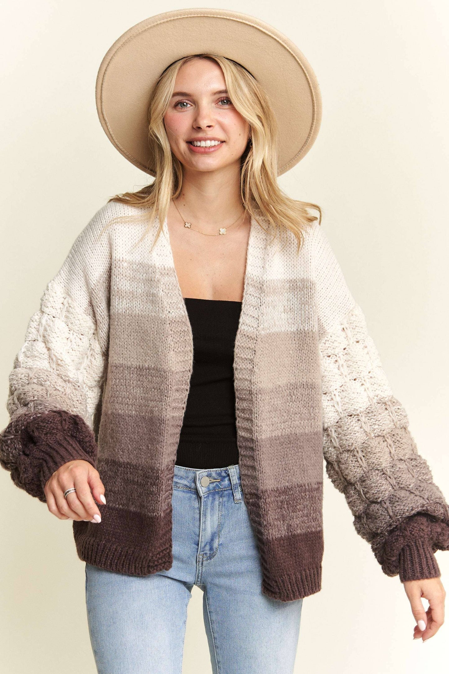 Lily Puff Sleeve Cardigan