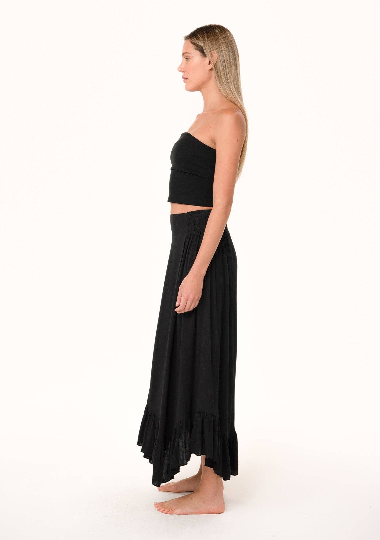 Lainey Ruffle Maxi Skirt