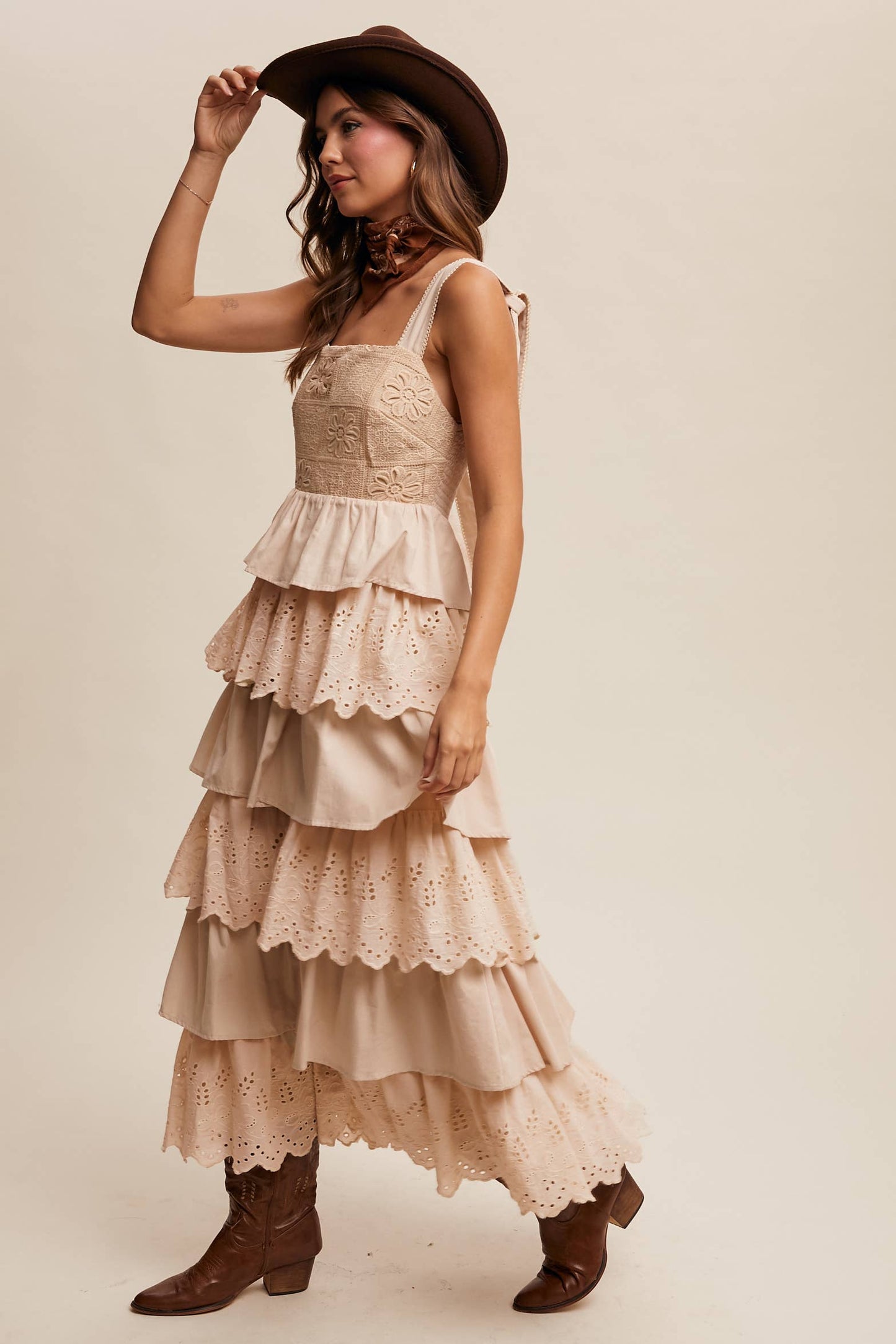 Jolene Embroidered Maxi