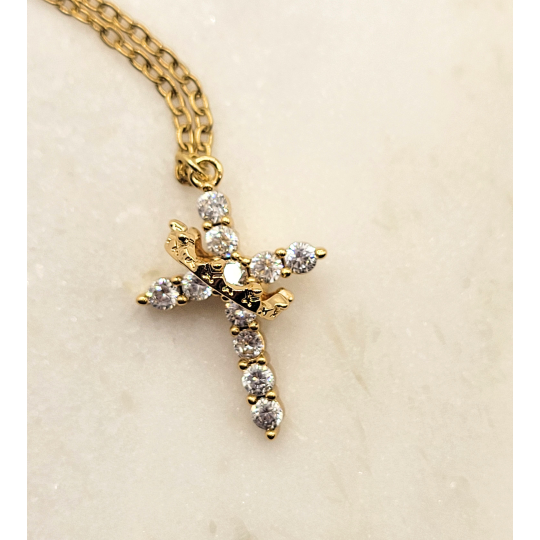 Cross Crown Necklace
