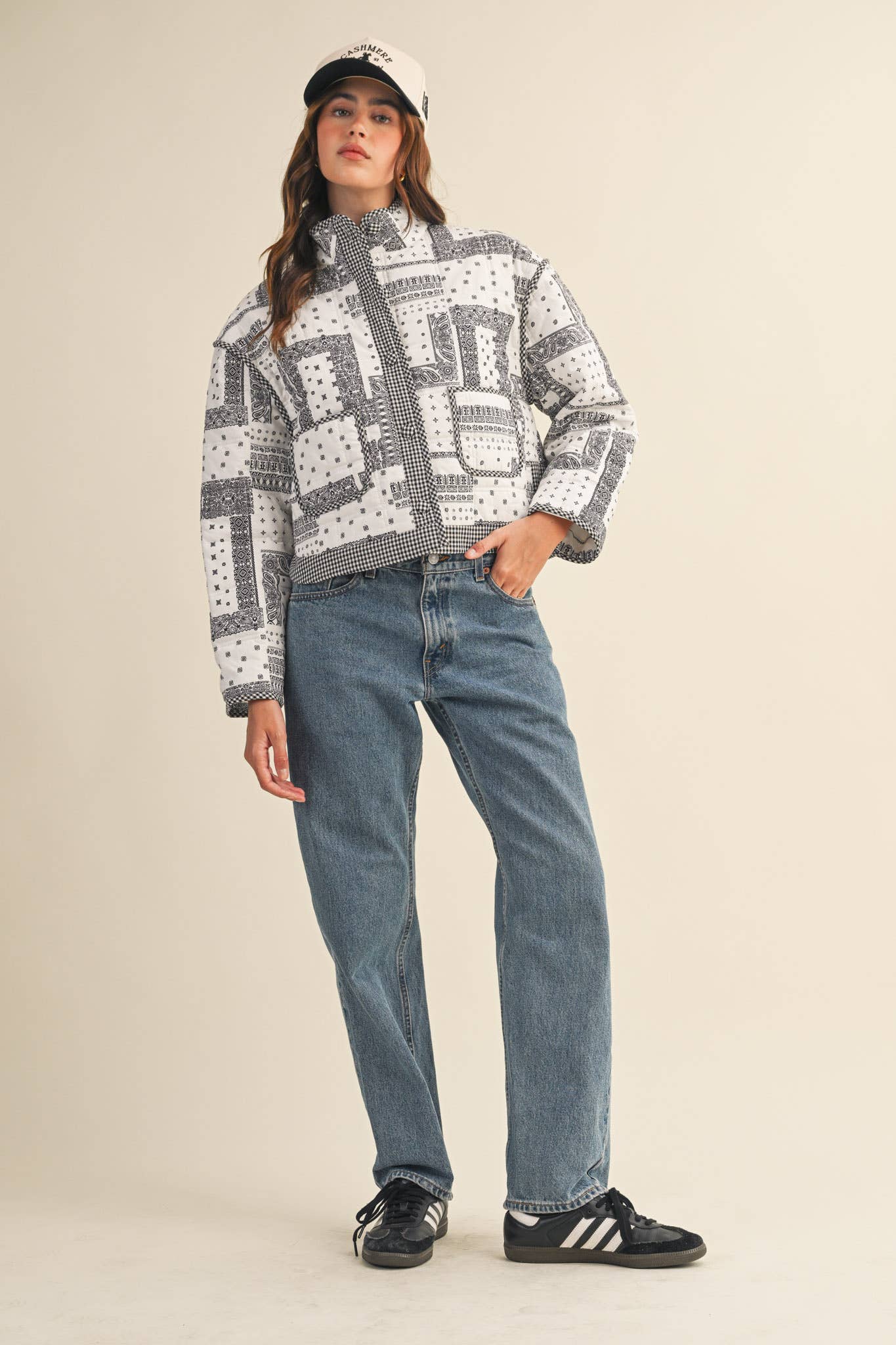 Bandana Patchwork Quilted Jacket