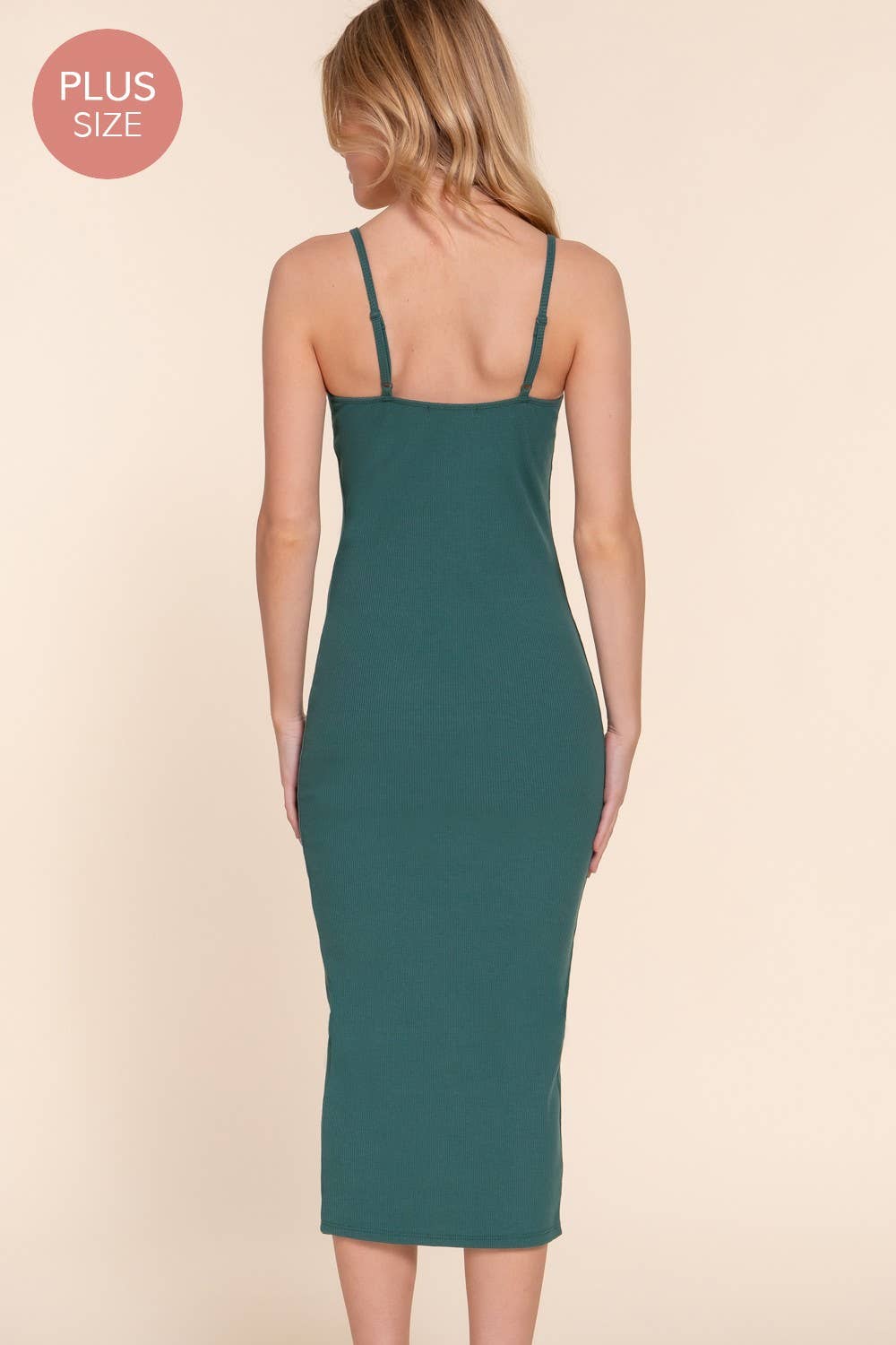 Rib Cami Midi Dress