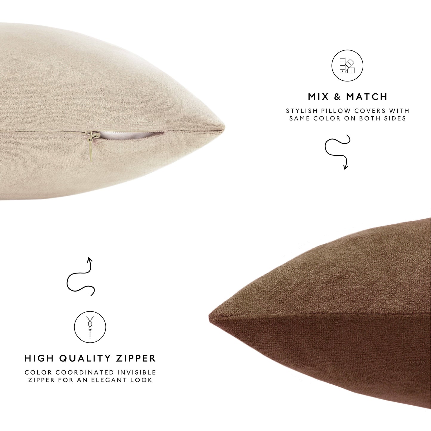 Rancho Mirage Velvet Pillow (No Trim Color)