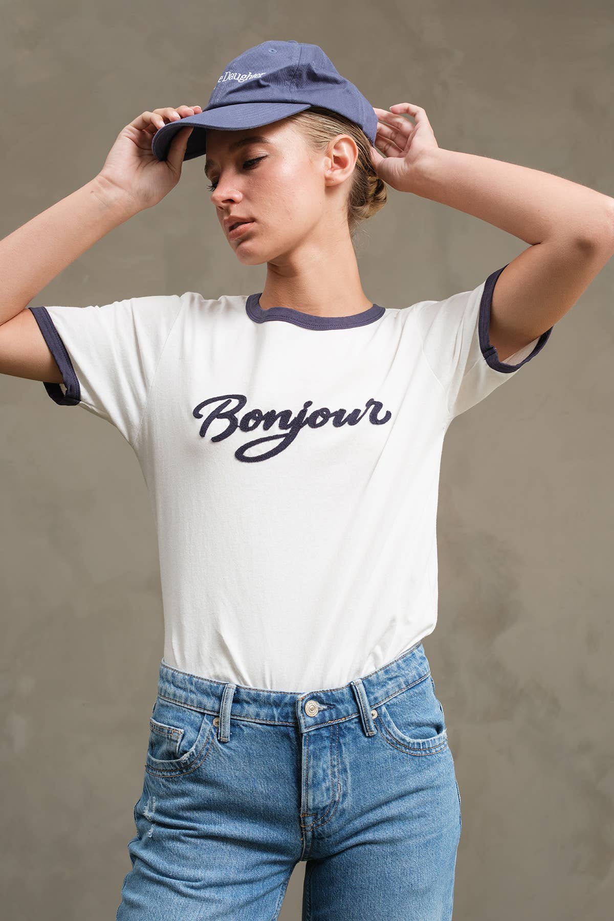 Bonjour Contrast Ringer Tee