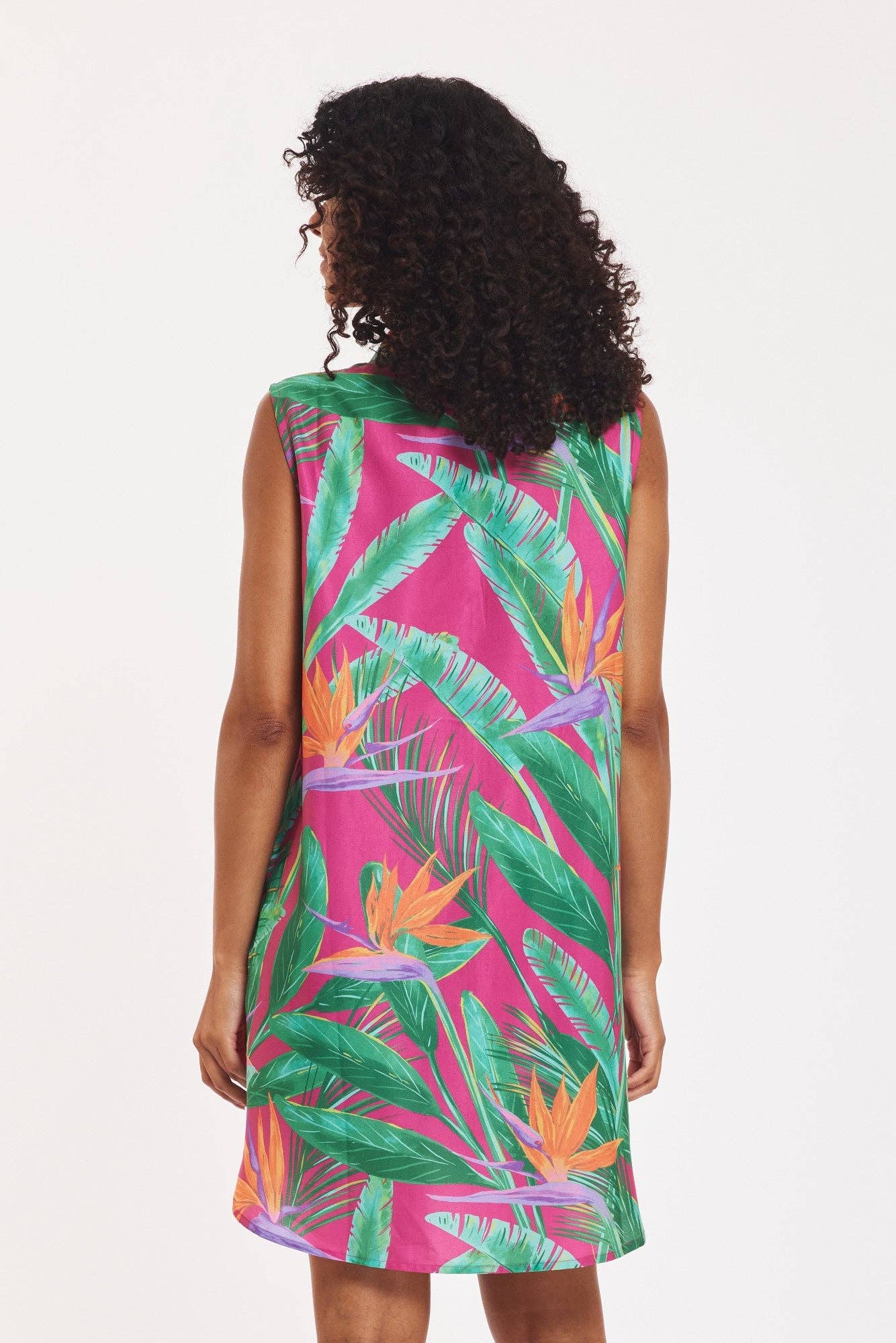 Gabriella Tropical Shift Dress