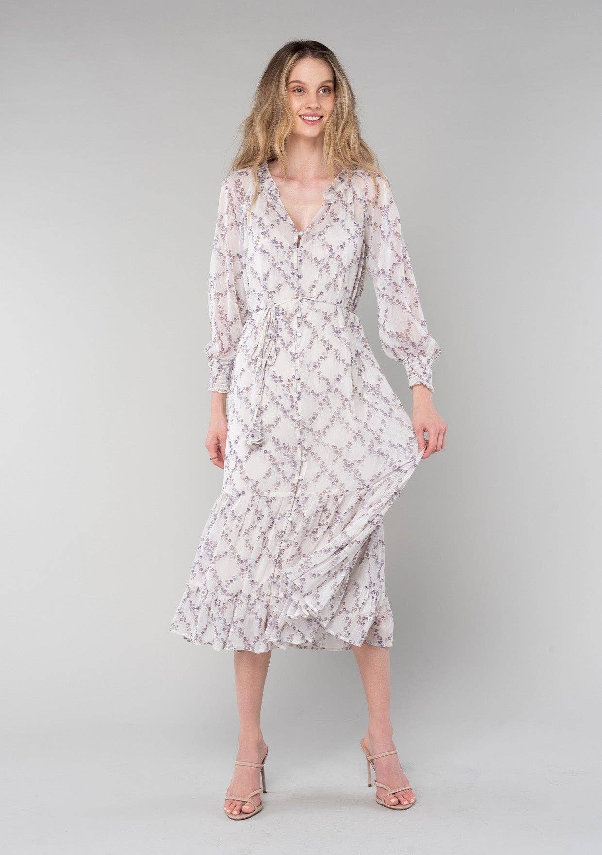 In The Garden Midi Dress