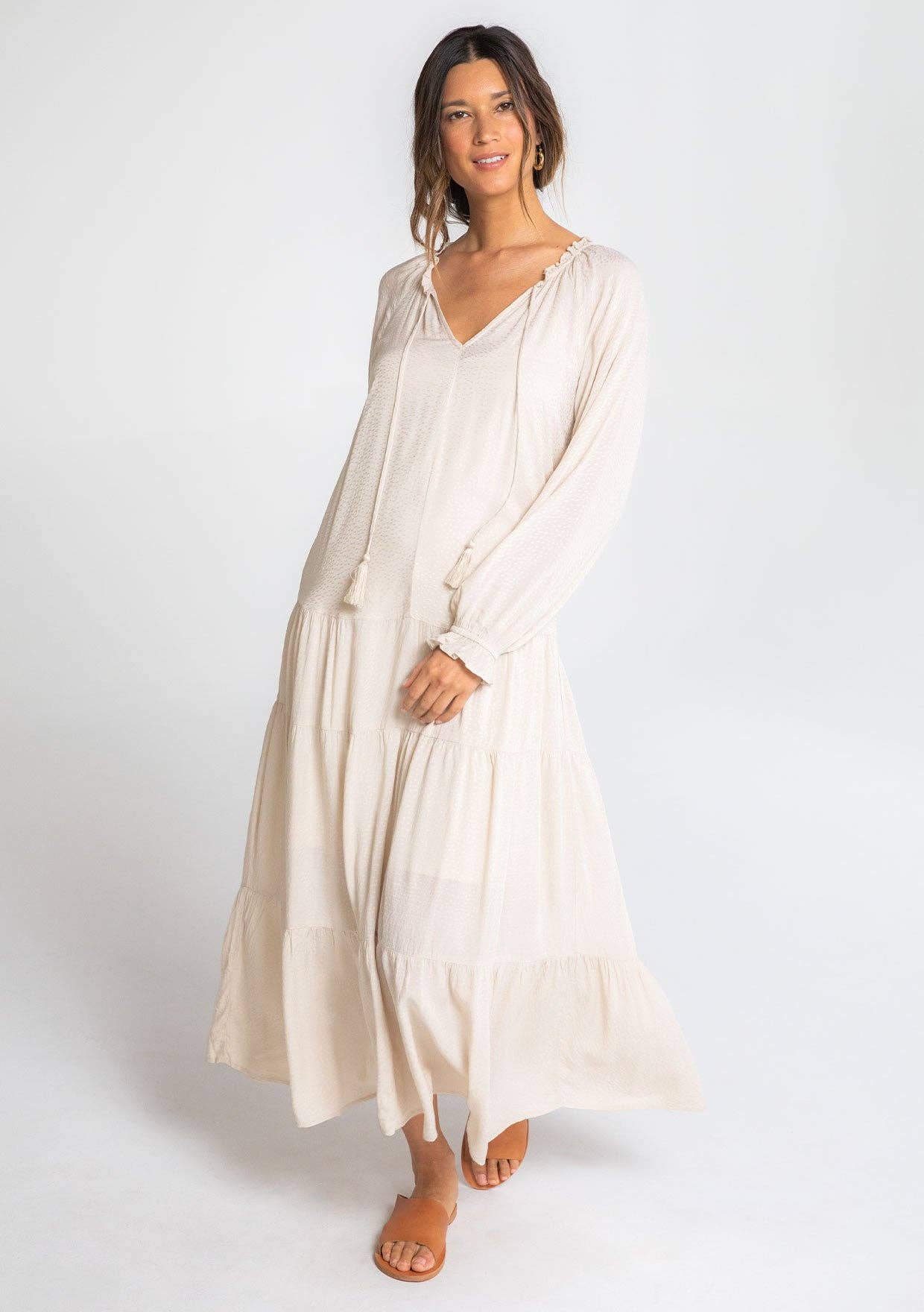 Olivia Bohemian Peasant Dress