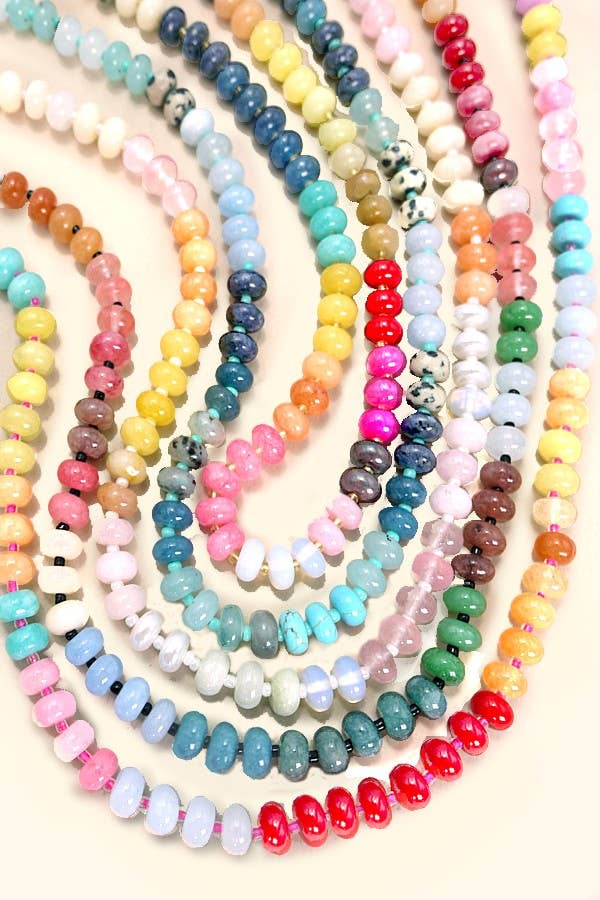 Rainbow Stone Necklace