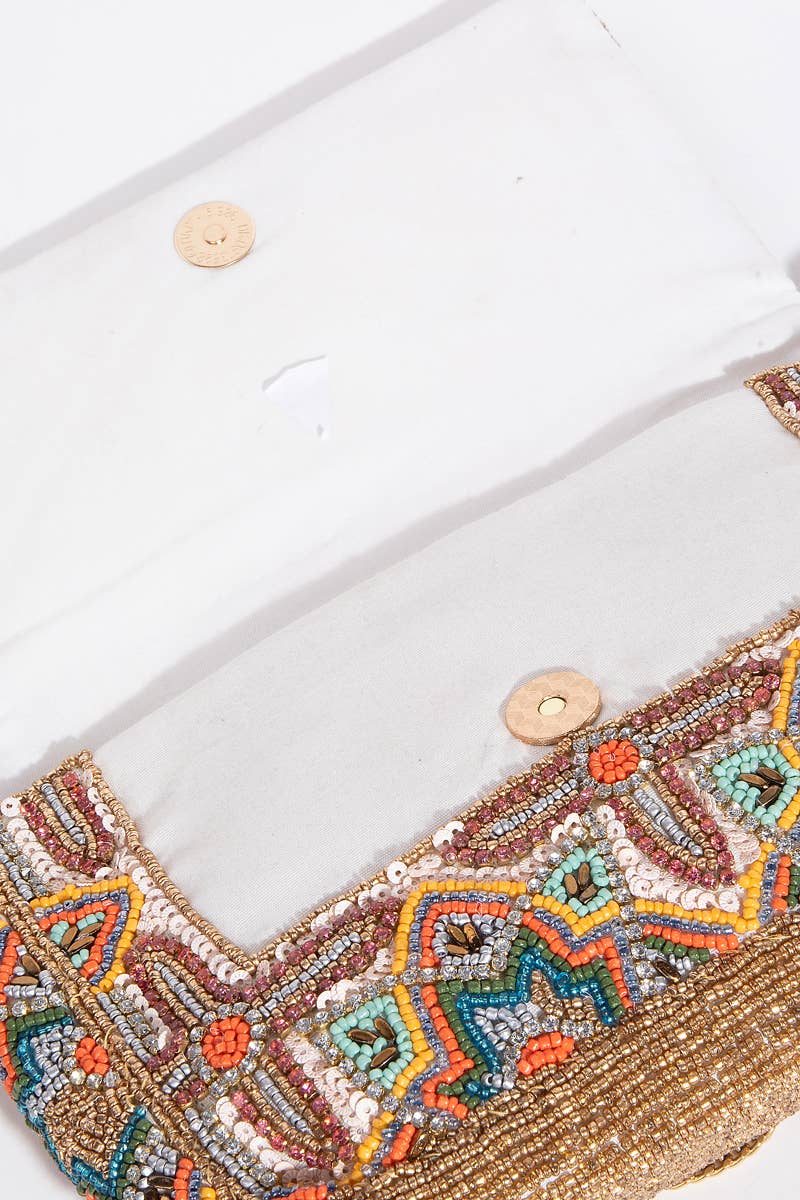 Kaleidoscope Beaded Bag
