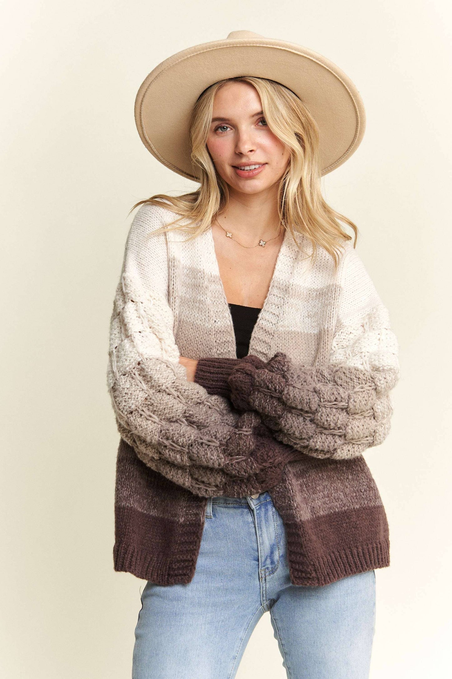 Lily Puff Sleeve Cardigan