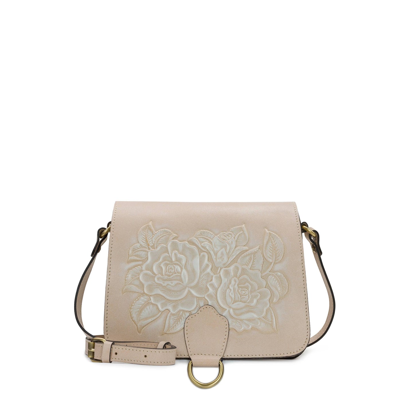 Patricia Nash Ilina Crossbody - Burnished Rose Tooled