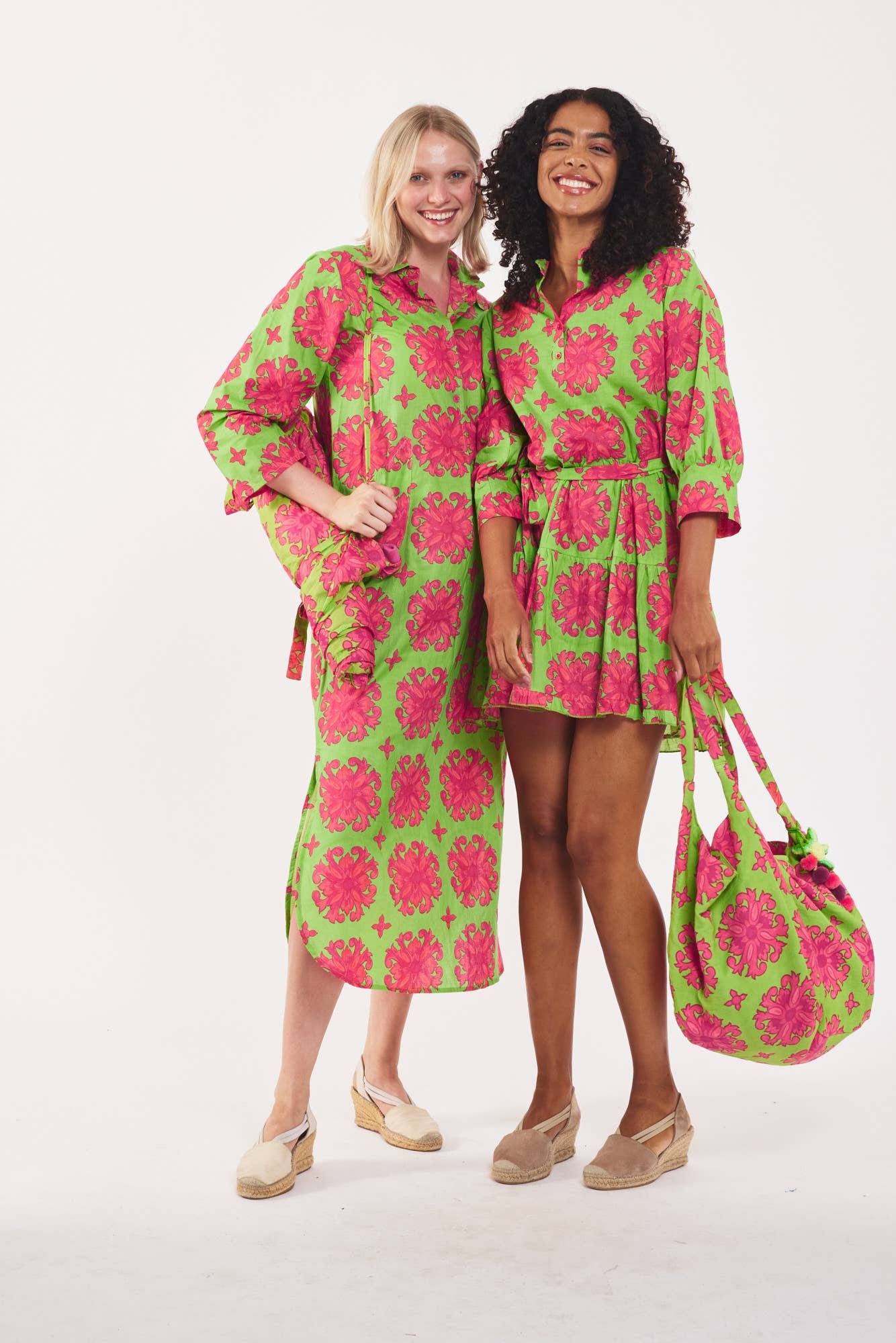 Alcee Baroque Tile Dress