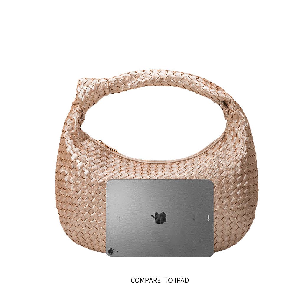 Cher Large Natural Raffia Straw Shoulder Bag