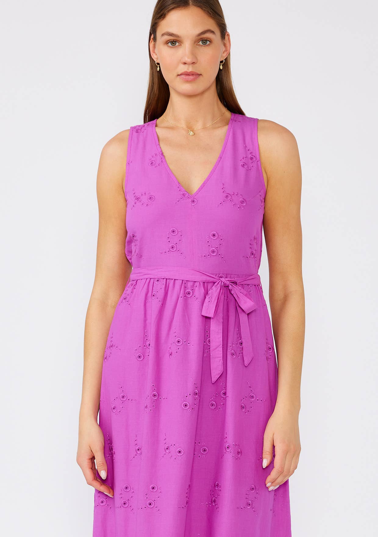 Forever Yours Embroidered Midi Dress