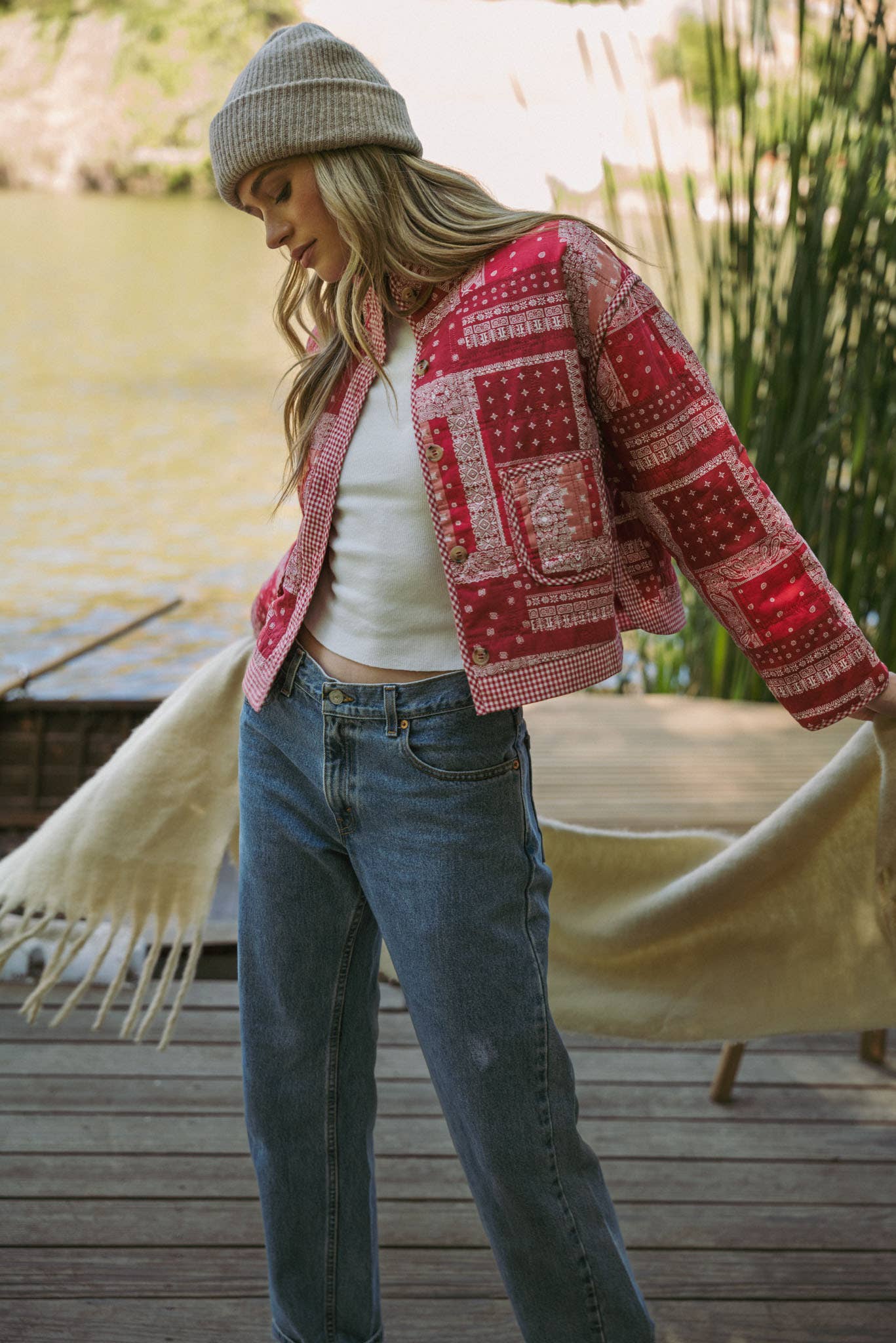 Bandana Patchwork Quilted Jacket