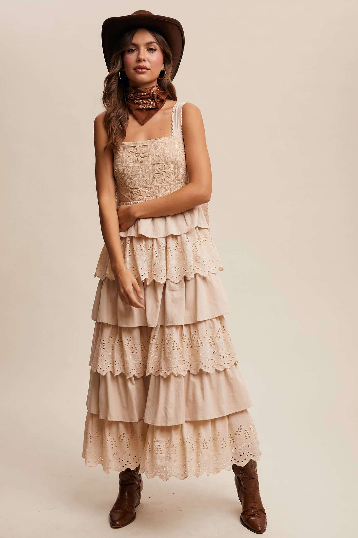 Jolene Embroidered Maxi