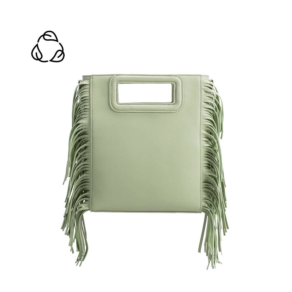 Jamie Recycled Vegan Crossbody Bag in Mint