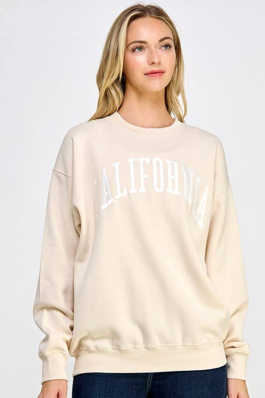 California Embroidered Sweatshirt