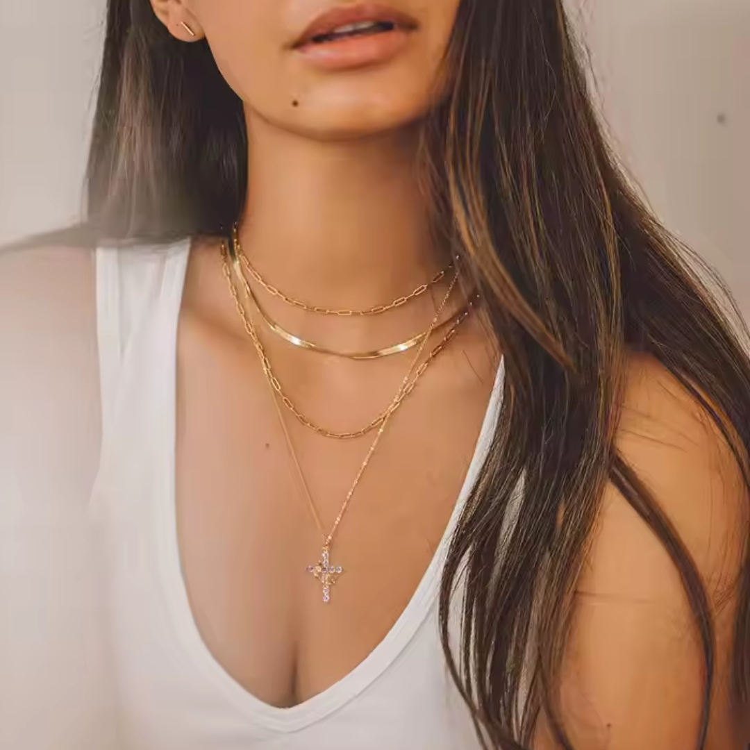 Cross Crown Necklace