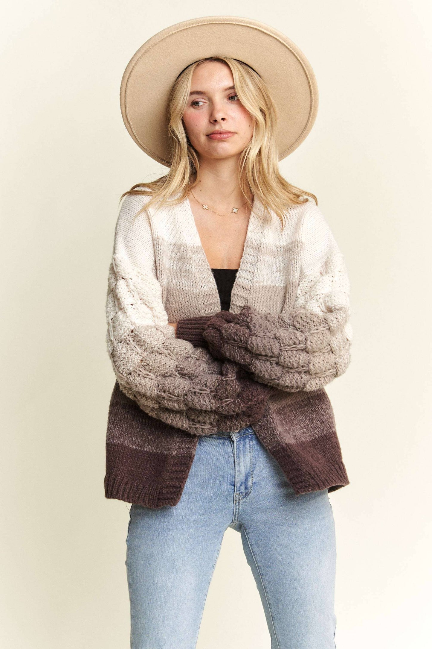Lily Puff Sleeve Cardigan