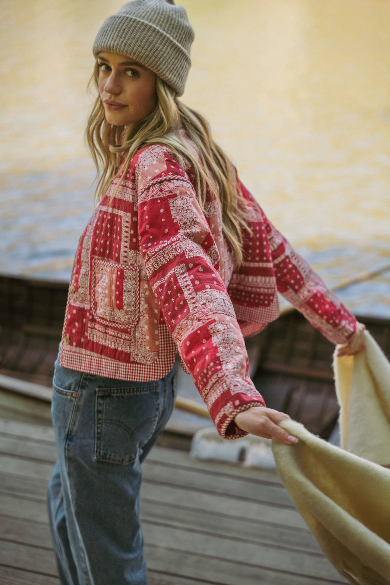Bandana Patchwork Quilted Jacket