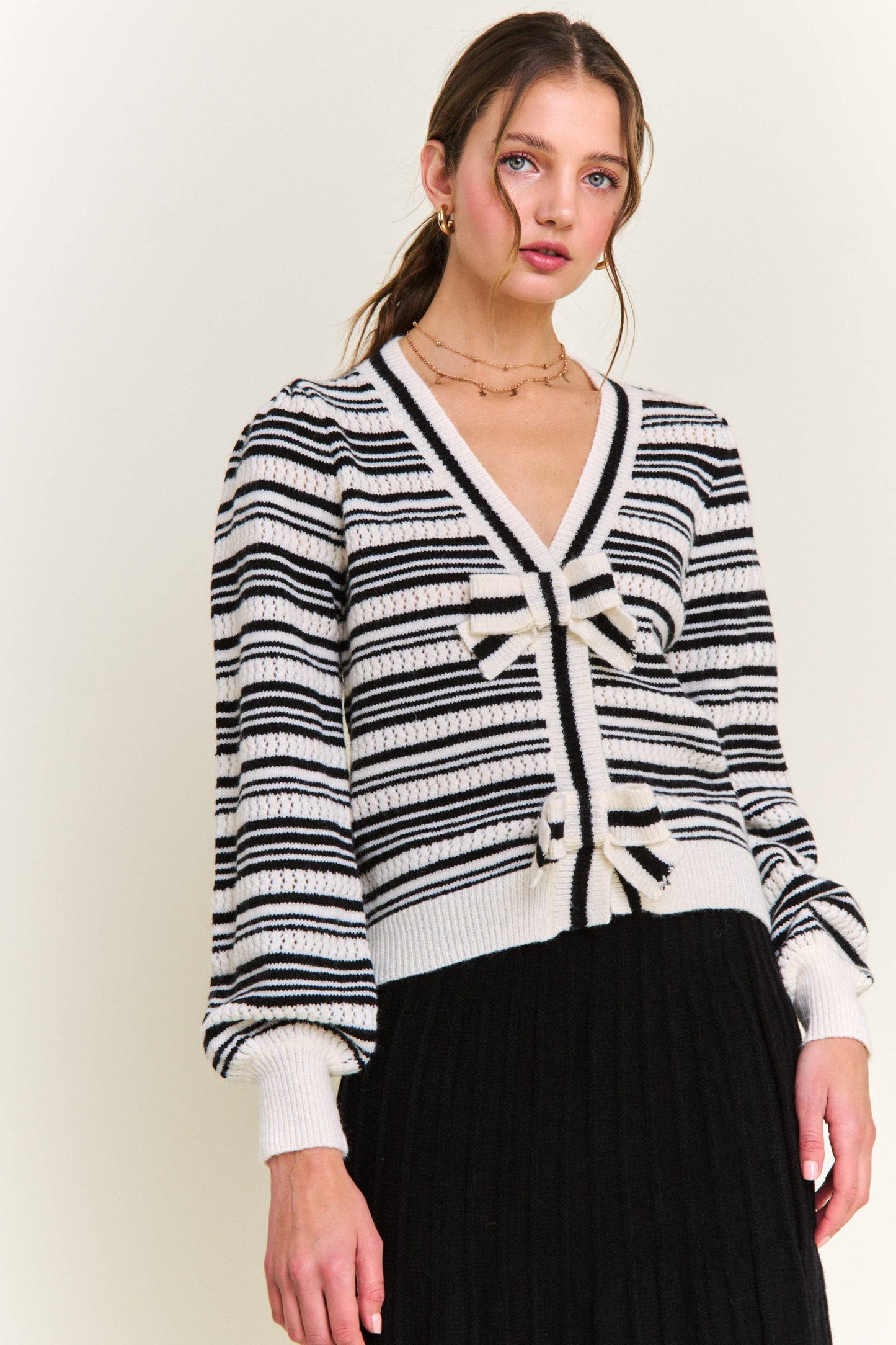 Bow Cardigan