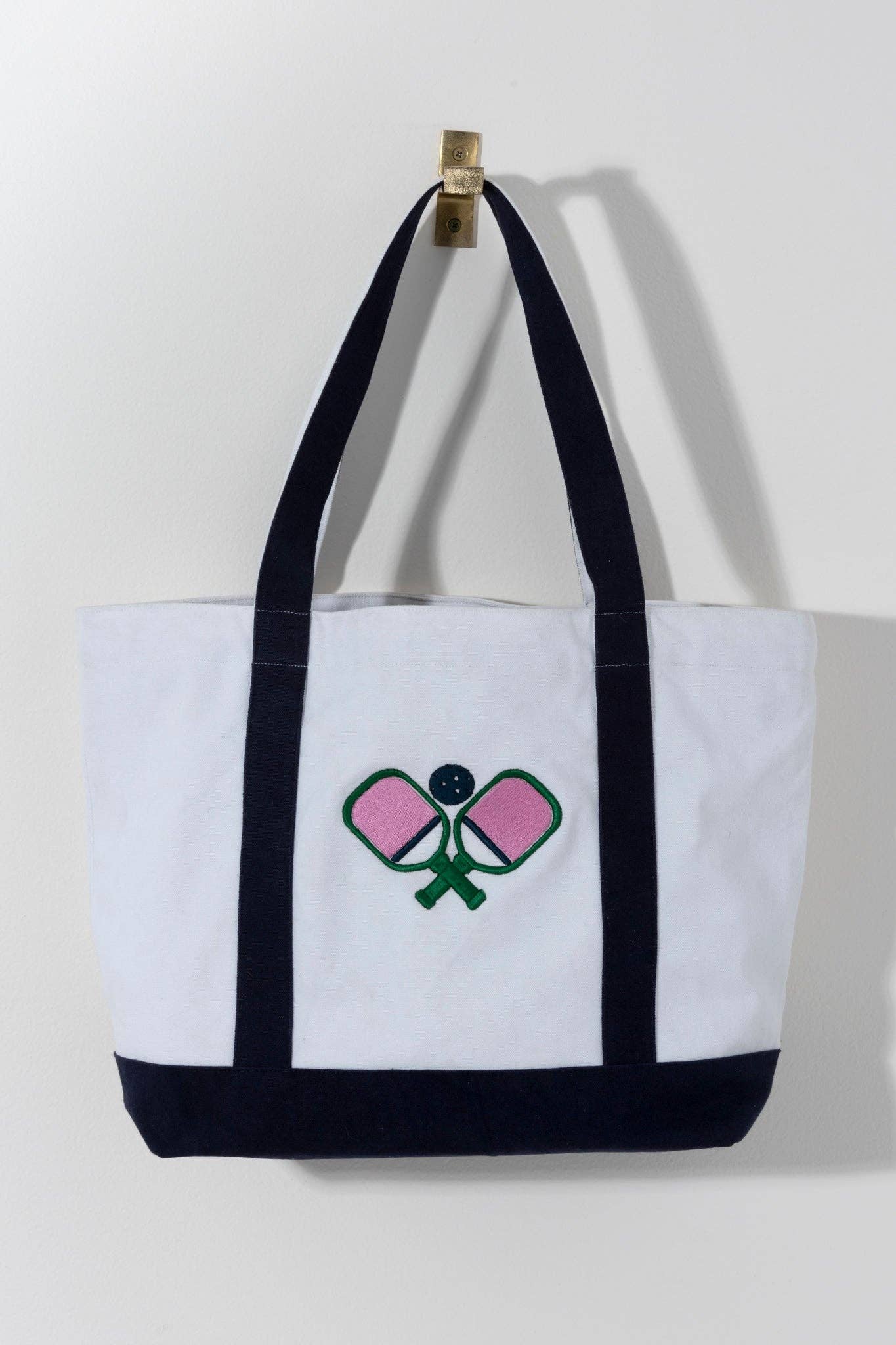 PICKLEBALL PADDLES TOTE, IVORY
