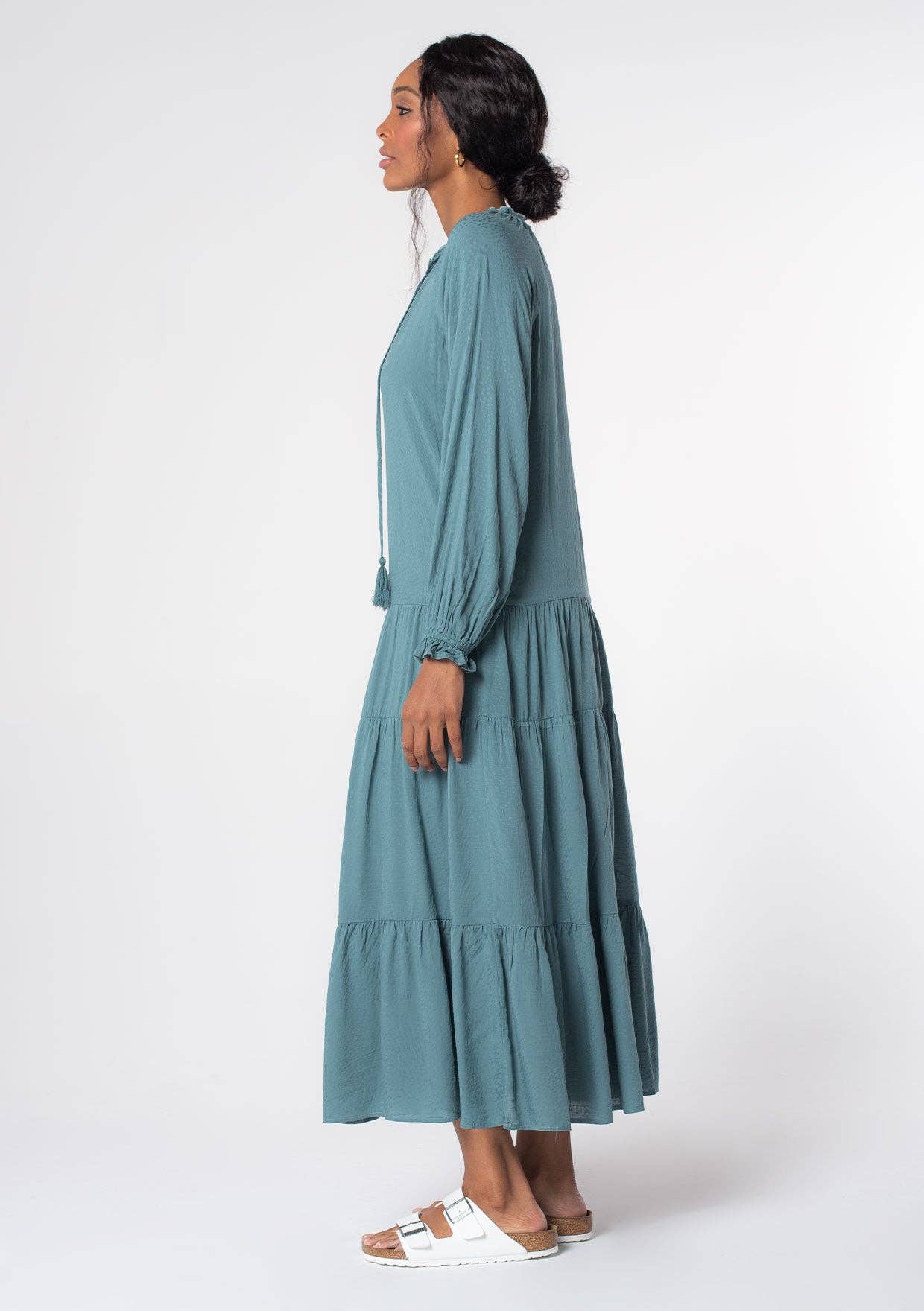 Olivia Bohemian Peasant Dress