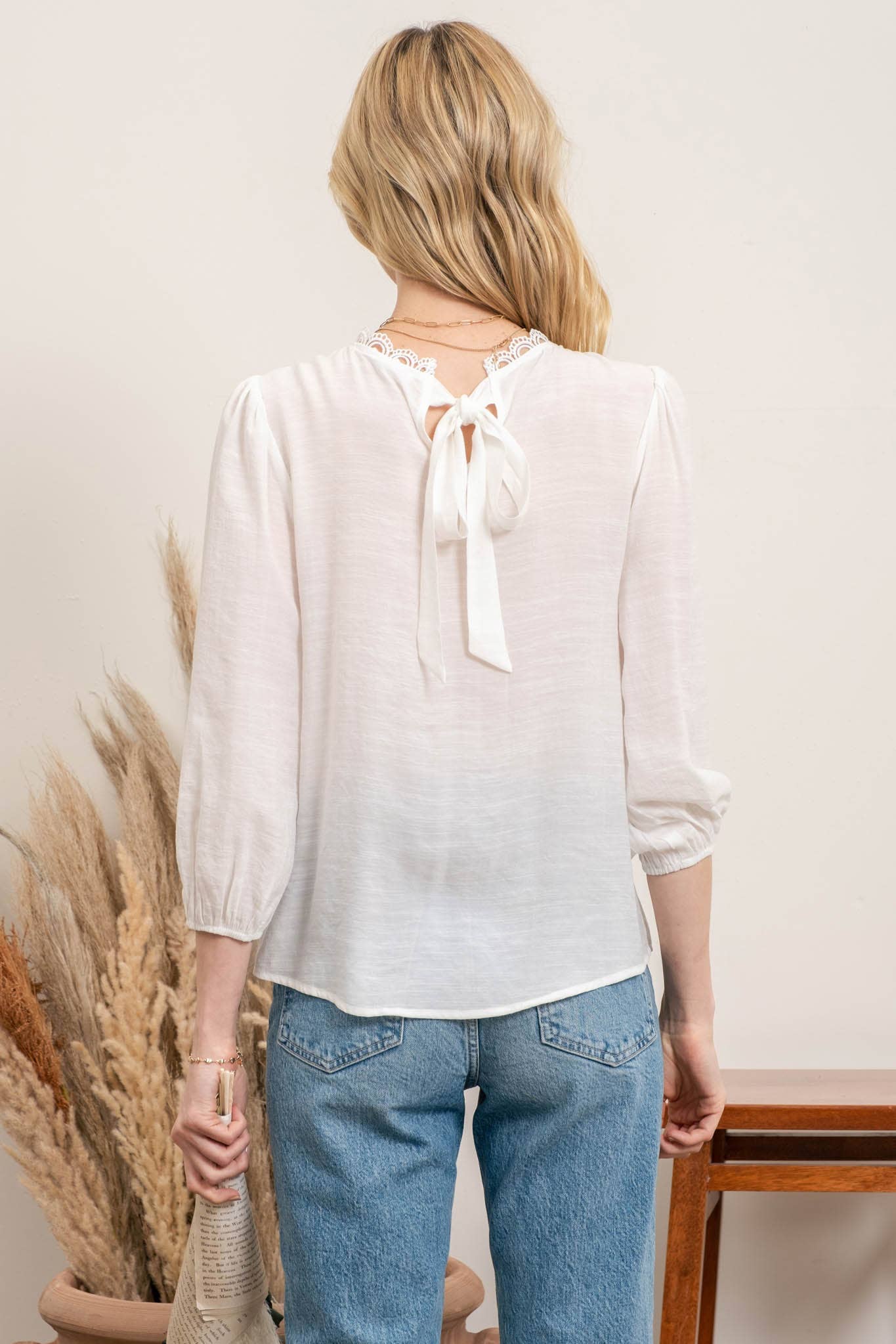 Mary Eyelet Lace Blouse