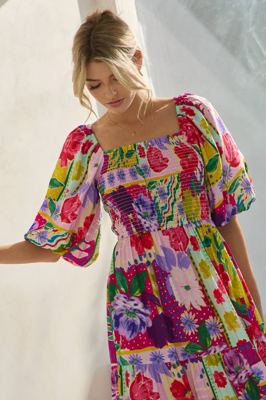 Robin Bubble Sleeve Maxi