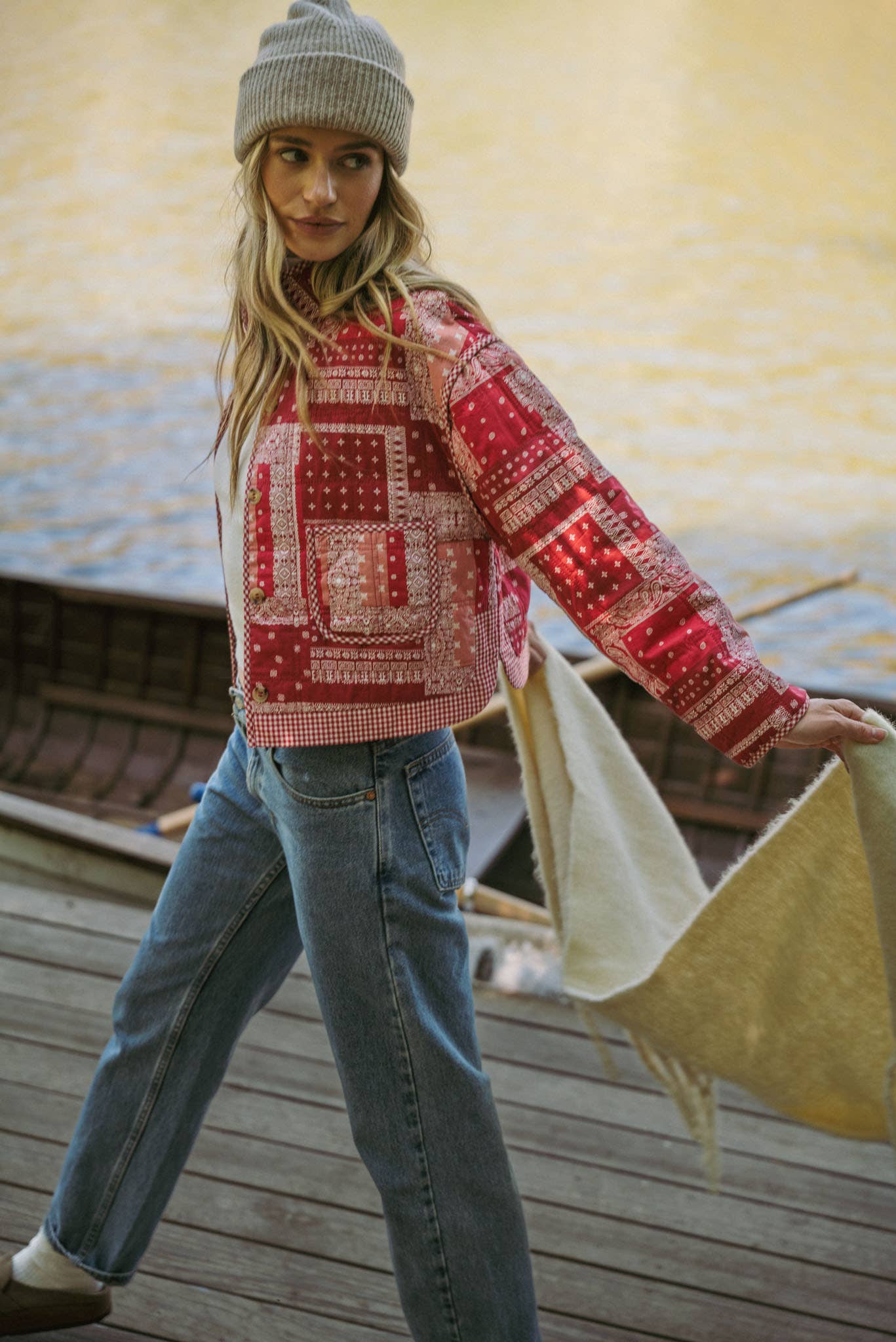 Bandana Patchwork Quilted Jacket