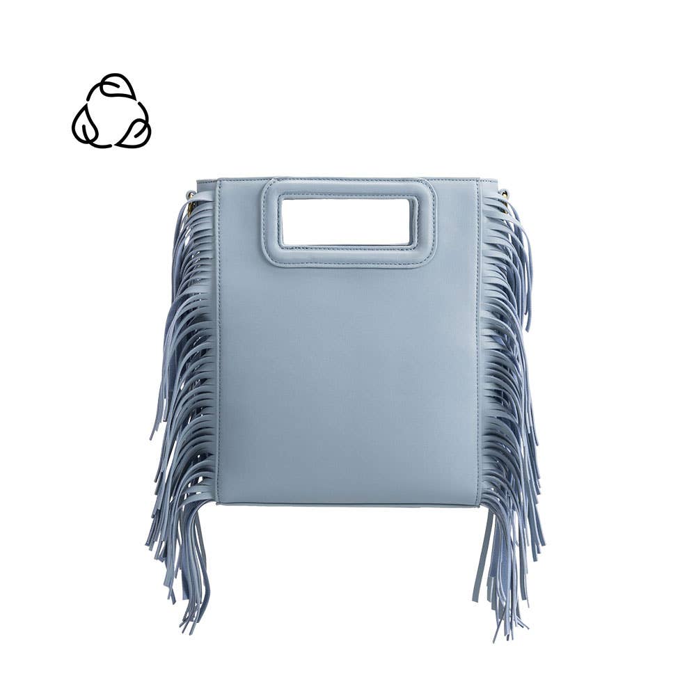 Jamie Recycled Vegan Crossbody Bag in Sky