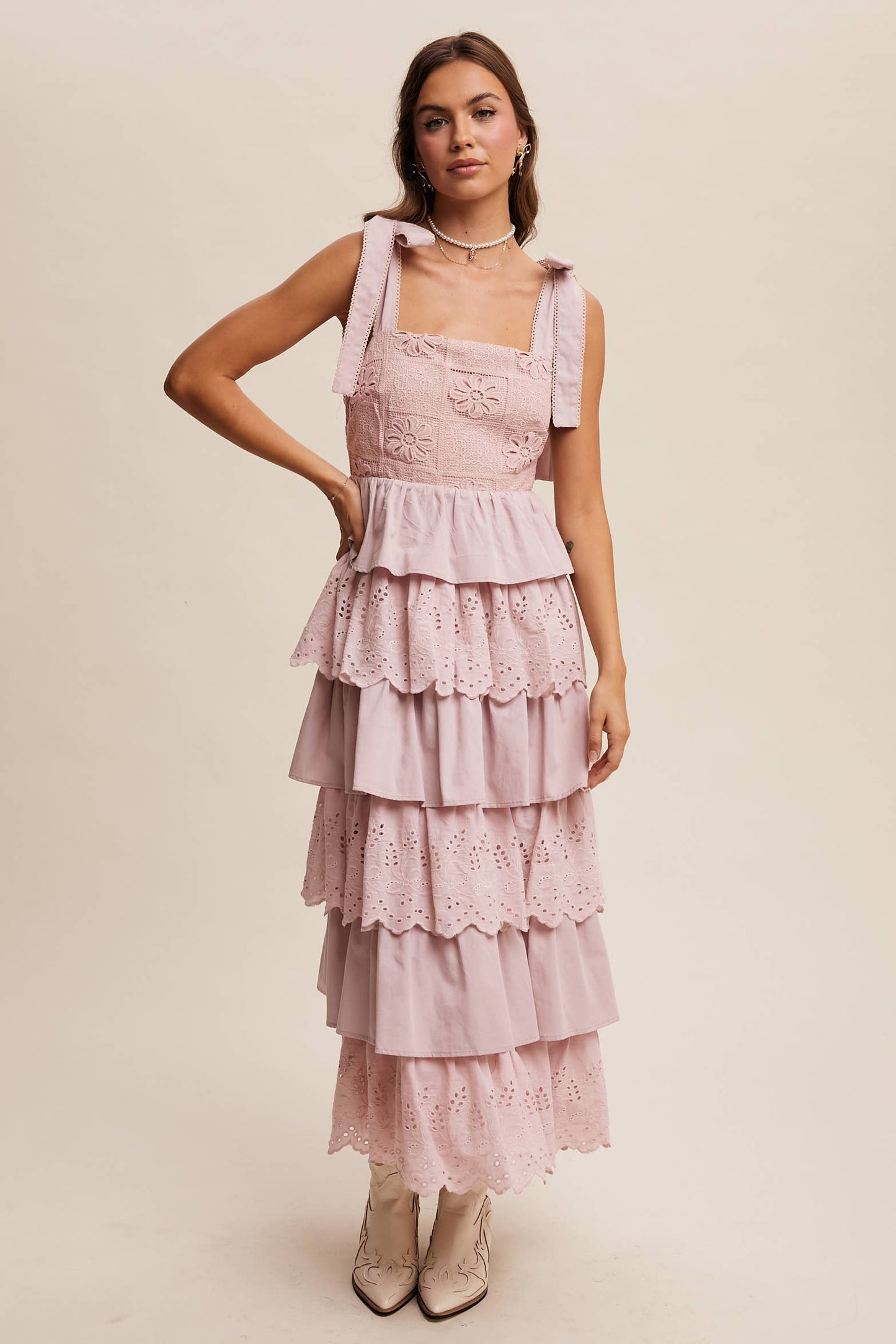 Jolene Embroidered Maxi