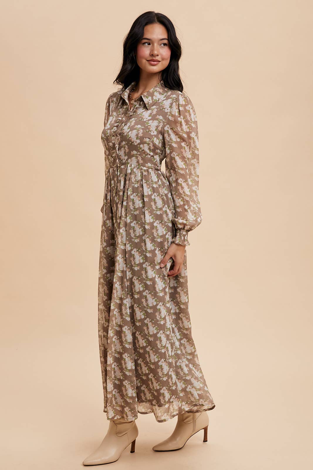 Misty Floral Maxi Dress