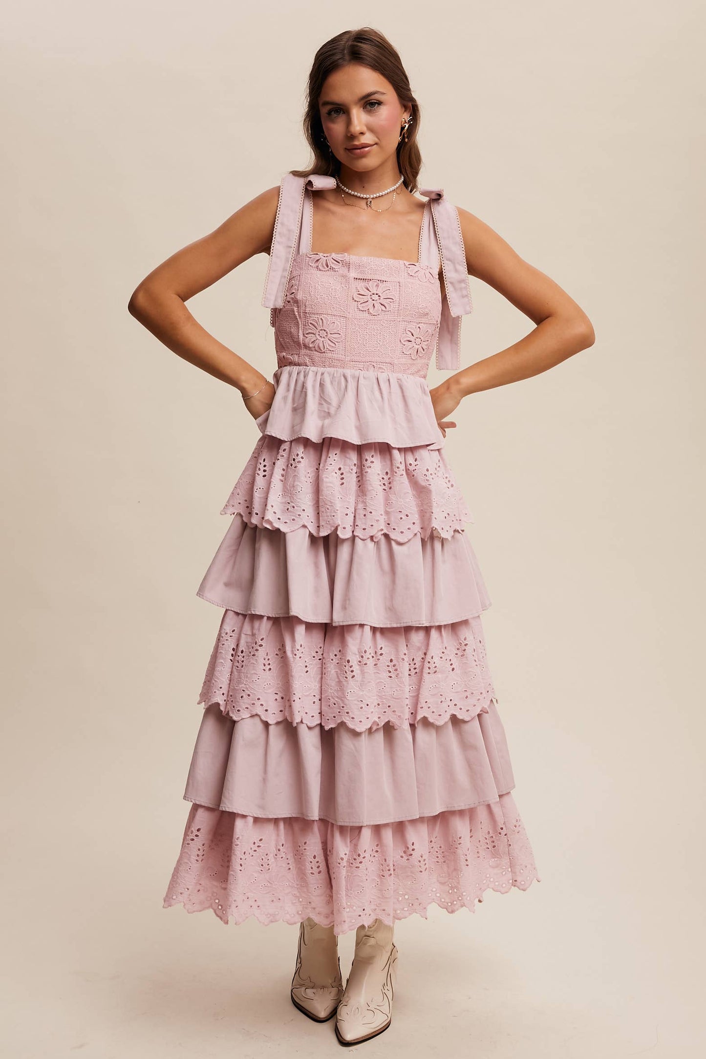 Jolene Embroidered Maxi