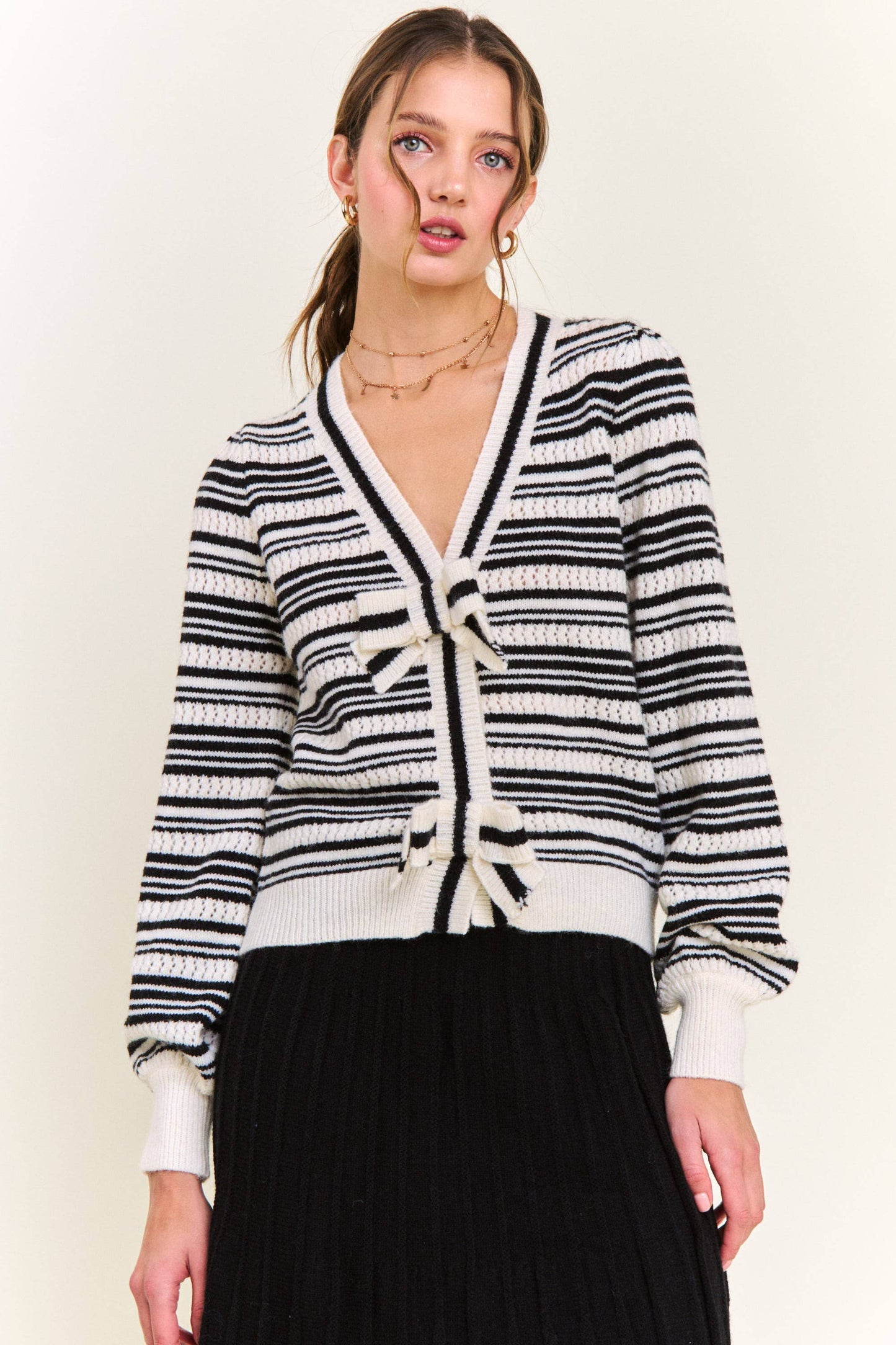 Bow Cardigan