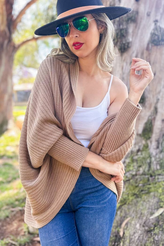 Tawny Knitted Shrug Cardigan