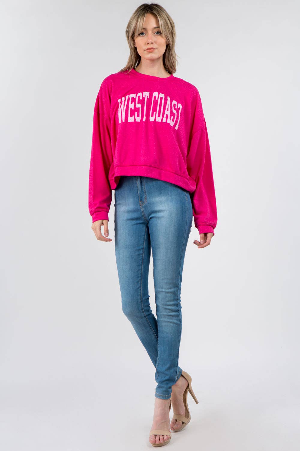 West Coast Cropped Sweatshirt