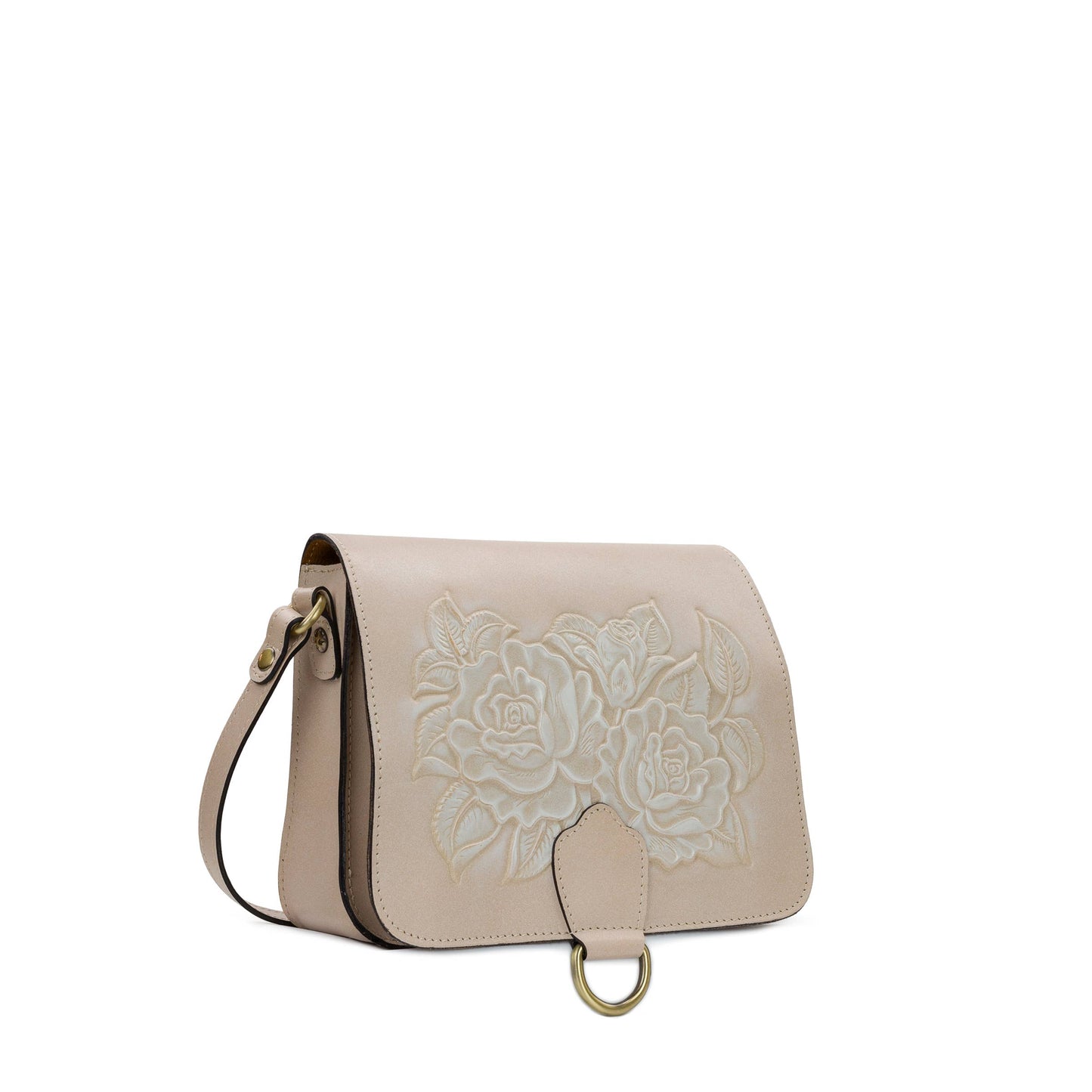 Patricia Nash Ilina Crossbody - Burnished Rose Tooled