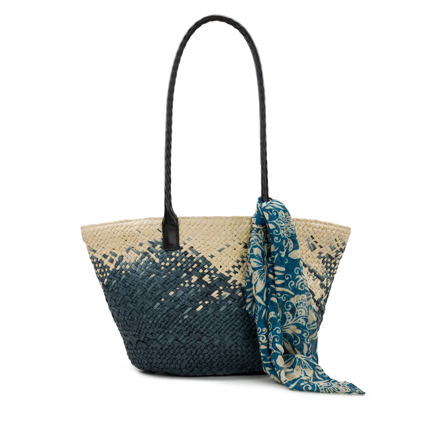 Patricia Nash Calypso Tote with Scarf - Specialty Woven