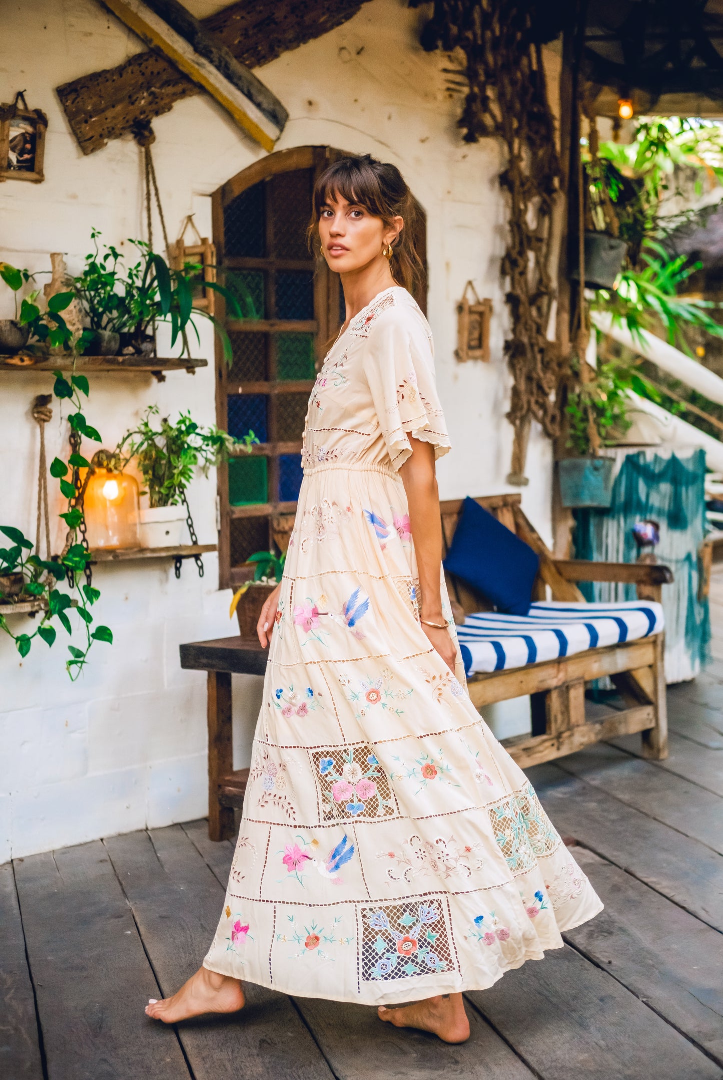 Hummingbird Panel Dress
