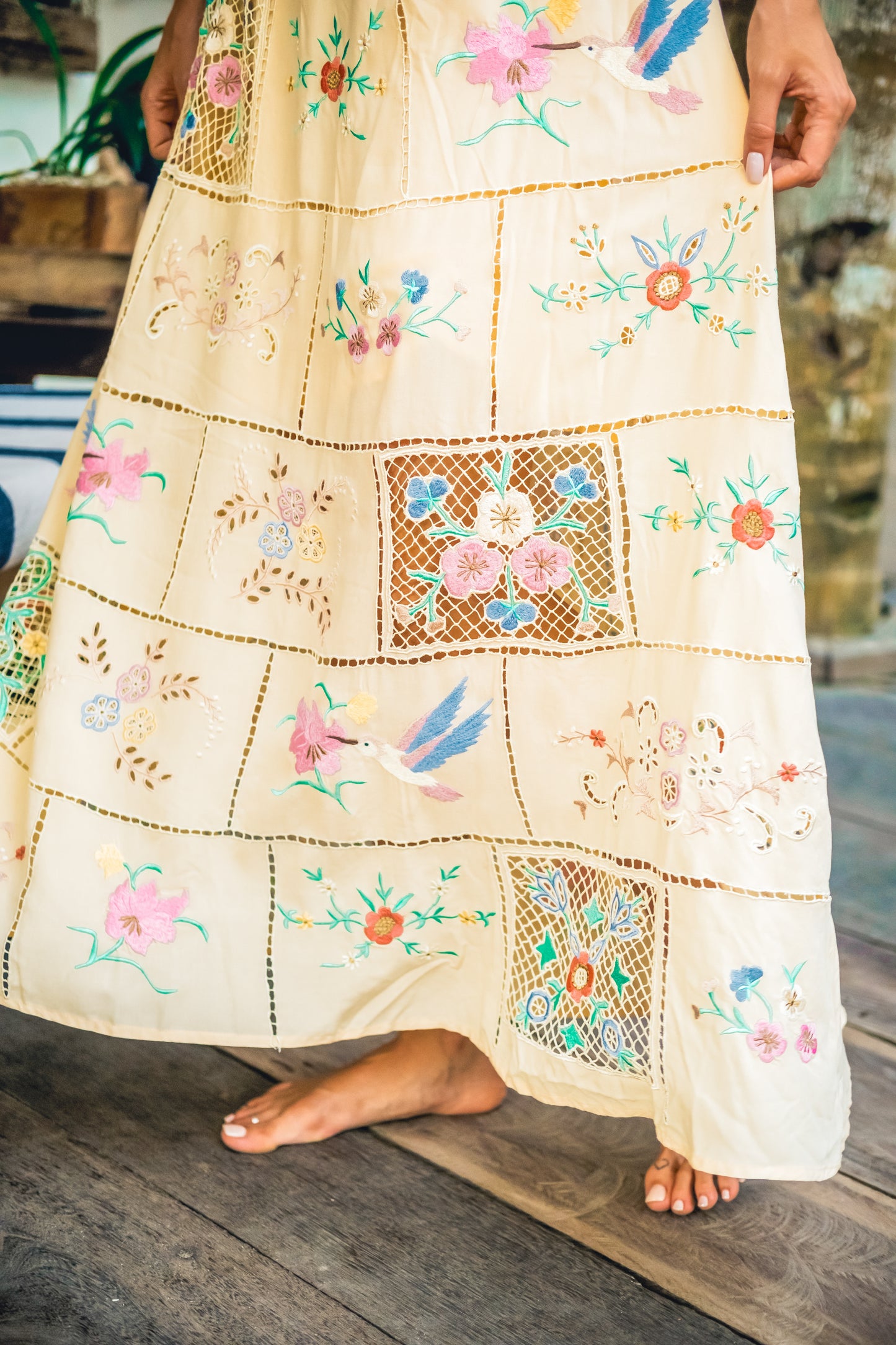 Hummingbird Panel Dress