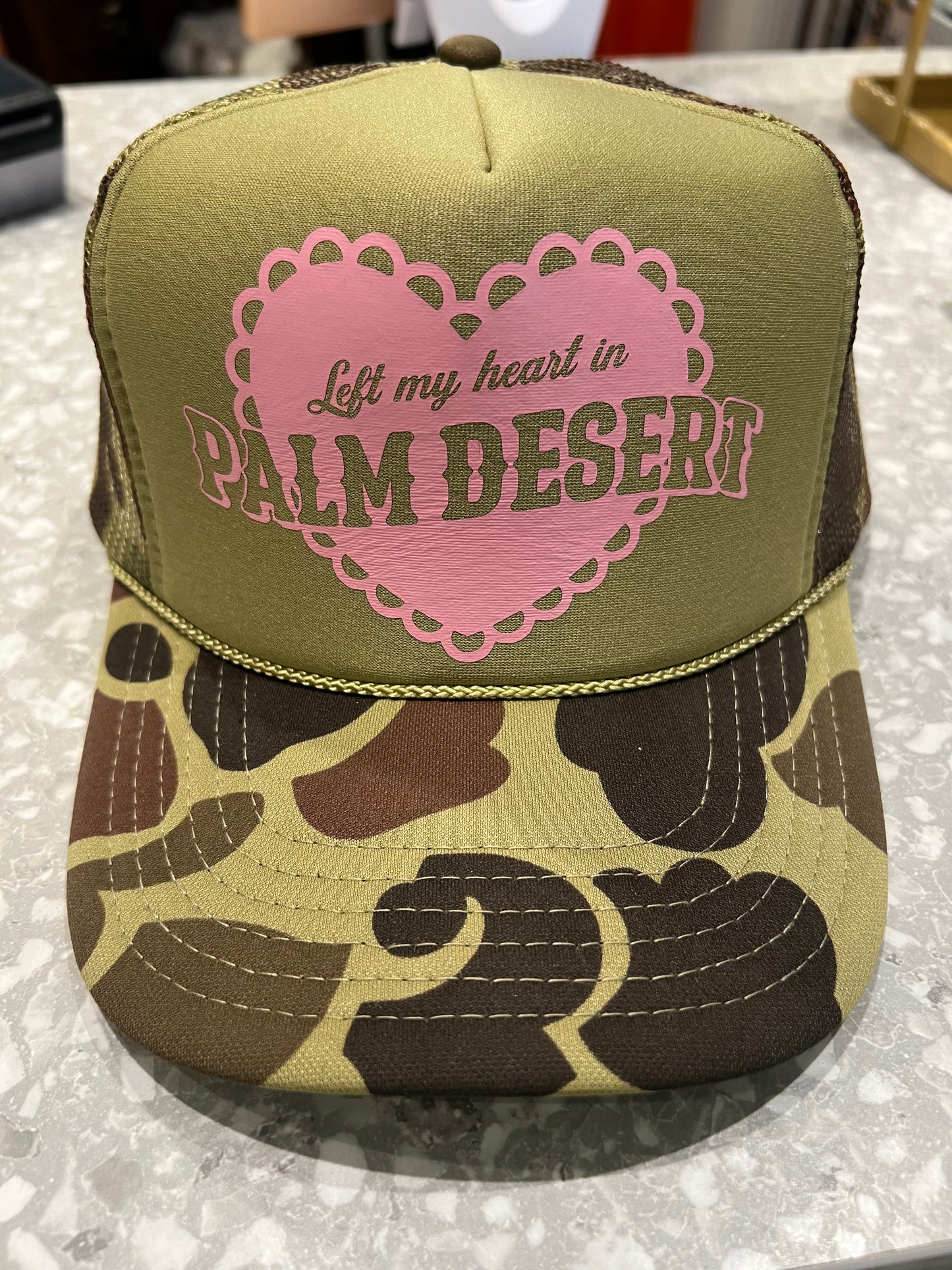 Left My Heart In Palm Desert Trucker