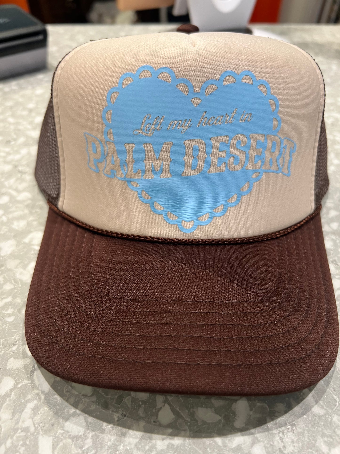 Left My Heart In Palm Desert Trucker