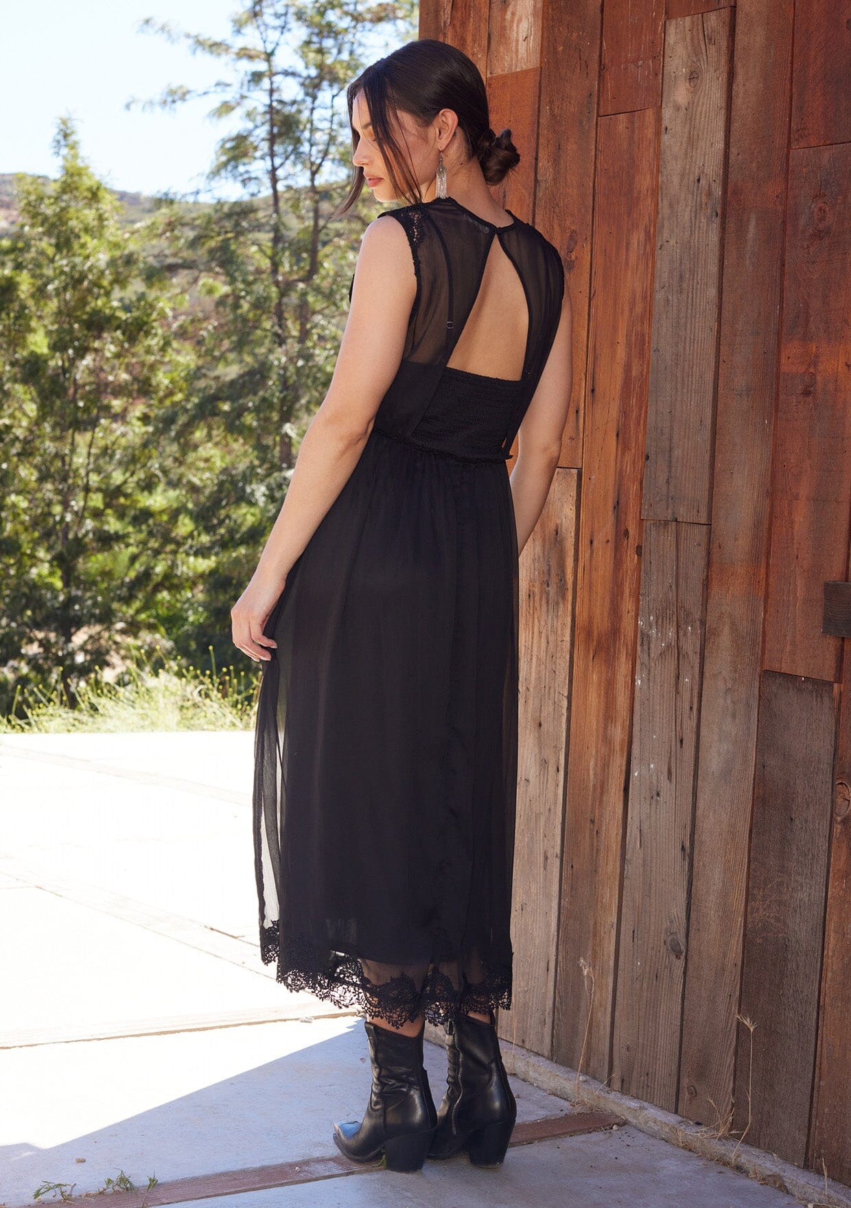 Sabrina Lace Midi Dress