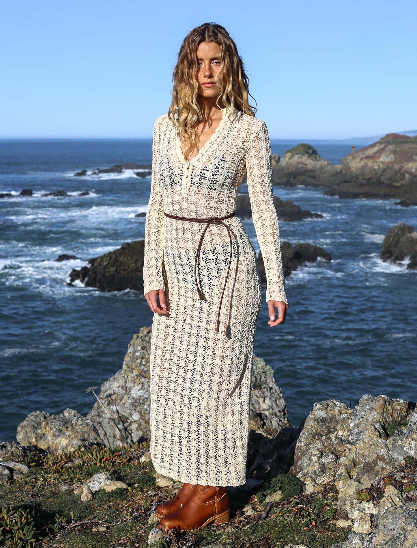 Ventura Crochet Maxi Dress