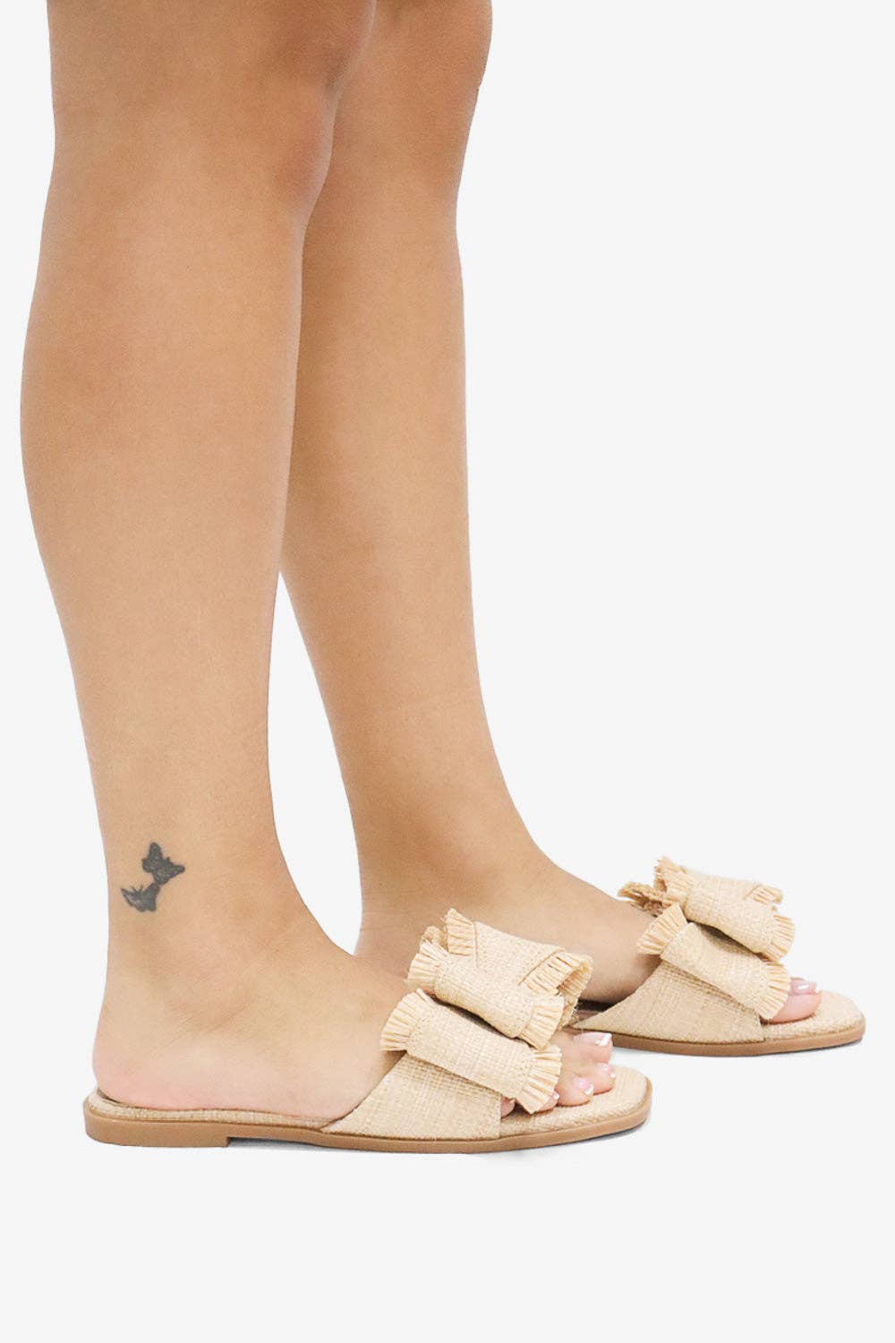 Raffia Bow Sandal