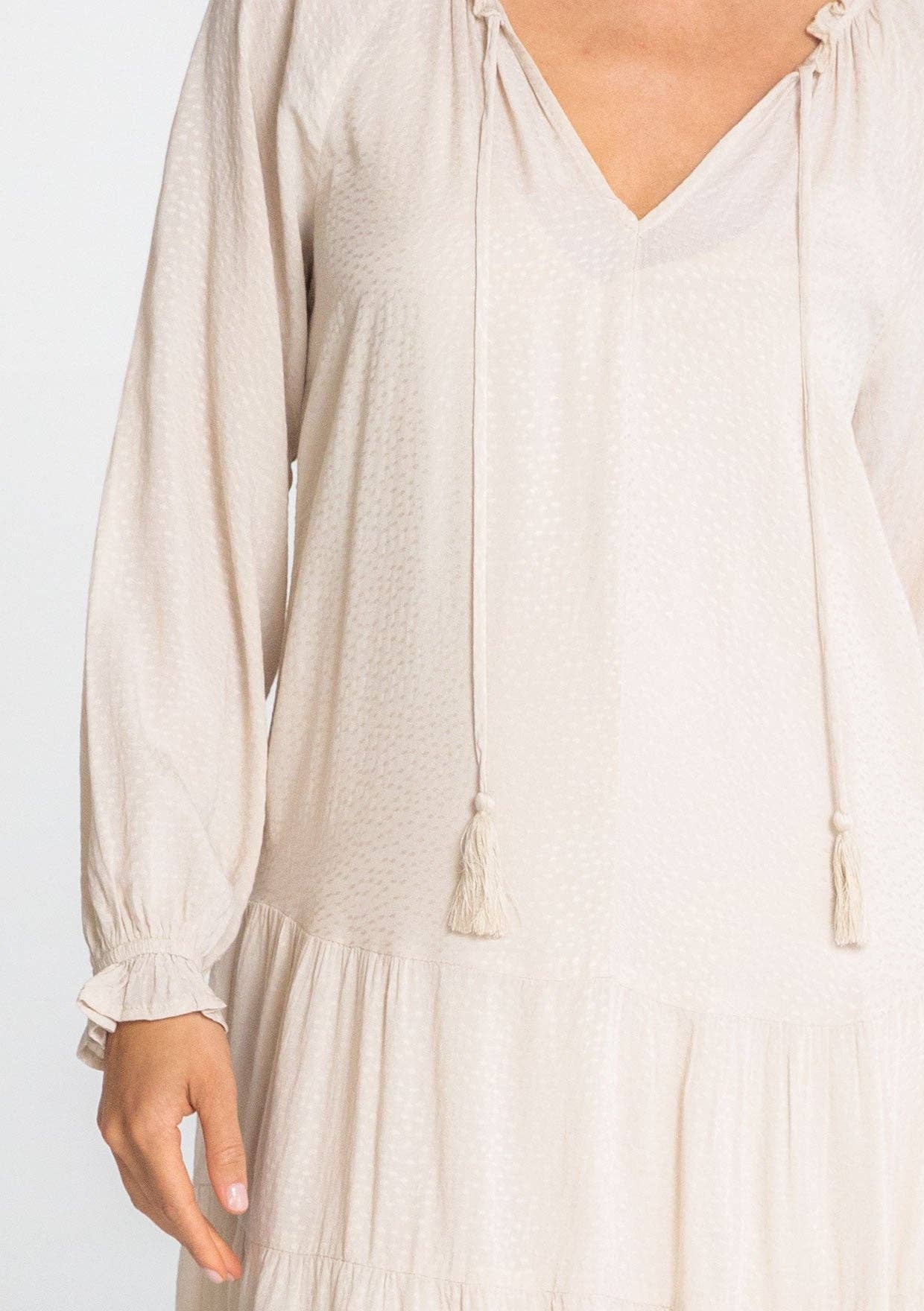 Olivia Bohemian Peasant Dress