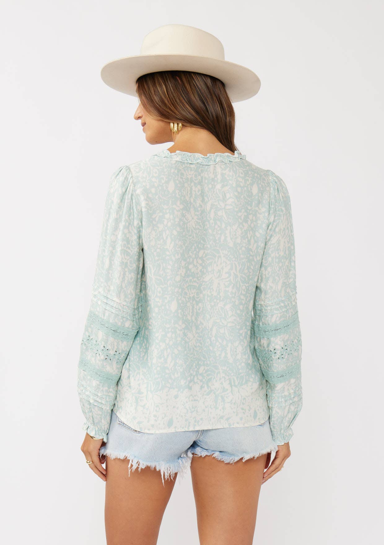 Tidal Flow Embroidered Blouse