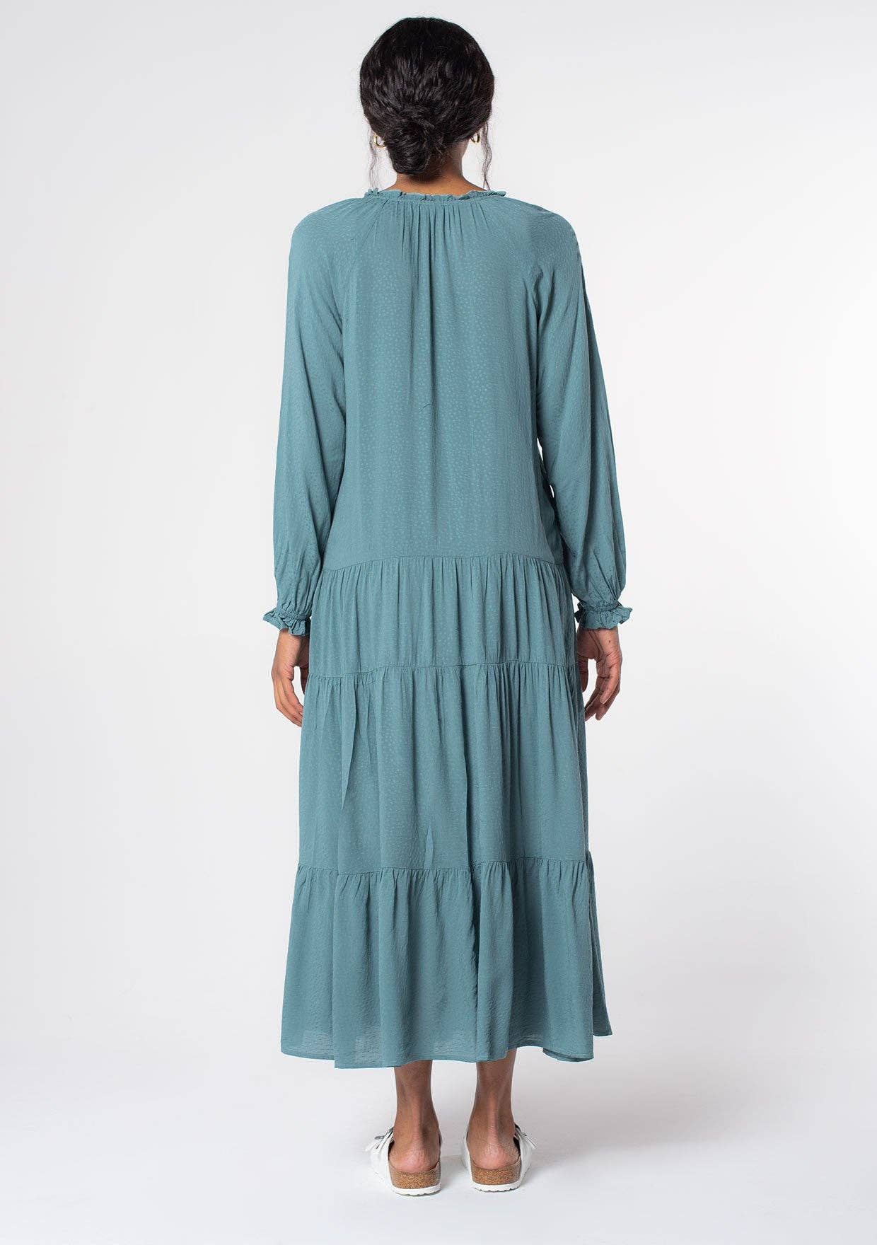 Olivia Bohemian Peasant Dress